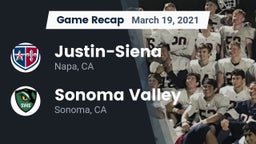 Recap: Justin-Siena  vs. Sonoma Valley  2021