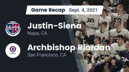 Recap: Justin-Siena  vs. Archbishop Riordan  2021