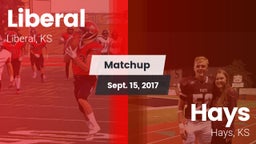 Matchup: Liberal  vs. Hays  2017