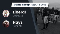 Recap: Liberal  vs. Hays  2018