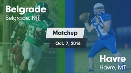 Matchup: Belgrade  vs. Havre  2016