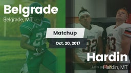 Matchup: Belgrade  vs. Hardin  2017