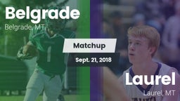 Matchup: Belgrade  vs. Laurel  2018