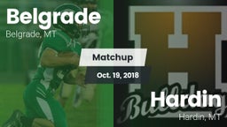 Matchup: Belgrade  vs. Hardin  2018