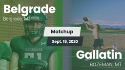 Matchup: Belgrade  vs. Gallatin  2020