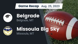 Recap: Belgrade  vs. Missoula Big Sky  2023