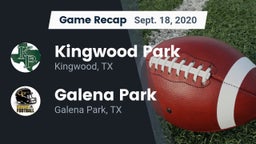 Recap: Kingwood Park  vs. Galena Park  2020