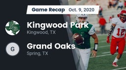 Recap: Kingwood Park  vs. Grand Oaks  2020