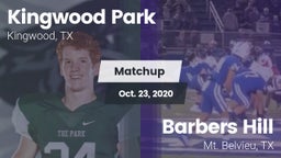 Matchup: Kingwood Park High vs. Barbers Hill  2020