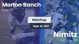 Matchup: Morton Ranch High vs. Nimitz  2017