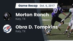 Recap: Morton Ranch  vs. Obra D. Tompkins  2017
