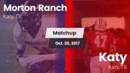 Matchup: Morton Ranch High vs. Katy  2017