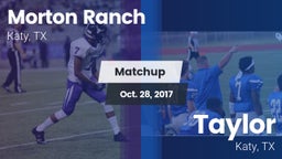 Matchup: Morton Ranch High vs. Taylor  2017
