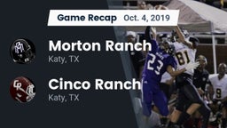 Recap: Morton Ranch  vs. Cinco Ranch  2019