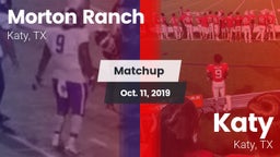 Matchup: Morton Ranch High vs. Katy  2019