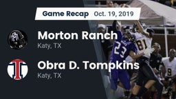 Recap: Morton Ranch  vs. Obra D. Tompkins  2019