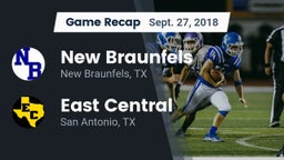 Recap: New Braunfels  vs. East Central  2018