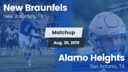 Matchup: New Braunfels High vs. Alamo Heights  2019