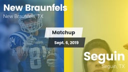 Matchup: New Braunfels High vs. Seguin  2019