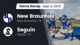 Recap: New Braunfels  vs. Seguin  2019