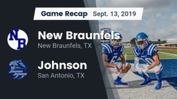 Recap: New Braunfels  vs. Johnson  2019