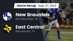 Recap: New Braunfels  vs. East Central  2019