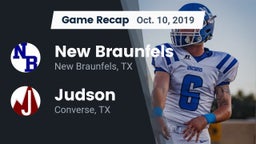 Recap: New Braunfels  vs. Judson  2019