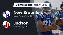 Recap: New Braunfels  vs. Judson  2020