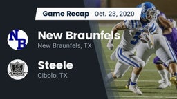 Recap: New Braunfels  vs. Steele  2020