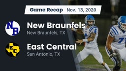 Recap: New Braunfels  vs. East Central  2020