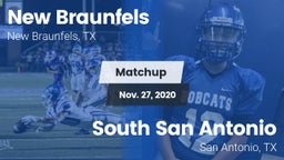 Matchup: New Braunfels High vs. South San Antonio  2020