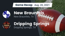 Recap: New Braunfels  vs. Dripping Springs  2021