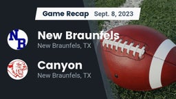 Recap: New Braunfels  vs. Canyon  2023