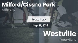 Matchup: Milford/Cissna Park vs. Westville  2016