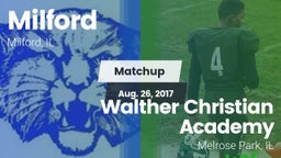 Matchup: Milford/Cissna Park vs. Walther Christian Academy 2017