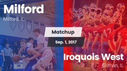 Matchup: Milford/Cissna Park vs. Iroquois West  2017