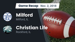 Recap: Milford  vs. Christian Life  2018