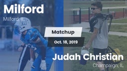 Matchup: Milford  vs. Judah Christian  2019