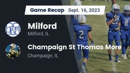 Recap: Milford  vs. Champaign St Thomas More  2023