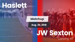 Matchup: Haslett  vs. JW Sexton  2018