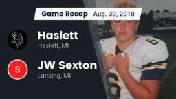 Recap: Haslett  vs. JW Sexton  2018