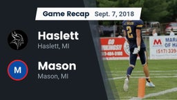 Recap: Haslett  vs. Mason  2018
