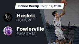Recap: Haslett  vs. Fowlerville  2018