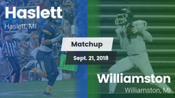 Matchup: Haslett  vs. Williamston  2018
