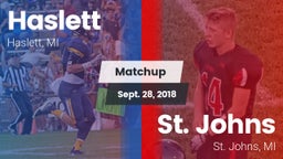 Matchup: Haslett  vs. St. Johns  2018