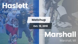 Matchup: Haslett  vs. Marshall  2018