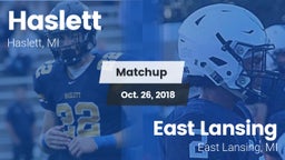 Matchup: Haslett  vs. East Lansing  2018