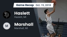 Recap: Haslett  vs. Marshall  2018