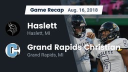Recap: Haslett  vs. Grand Rapids Christian  2018