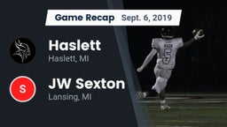 Recap: Haslett  vs. JW Sexton  2019